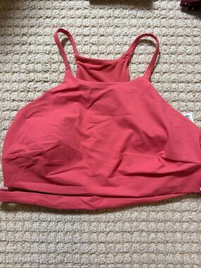 lululemon athletica UltralU Cutout Sports Bra in coral